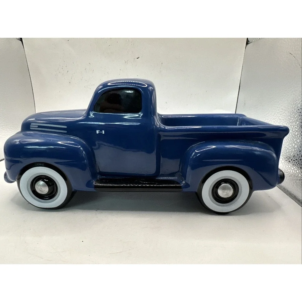 Teleflora Gifts Ford F1 Truck Planter Blue
